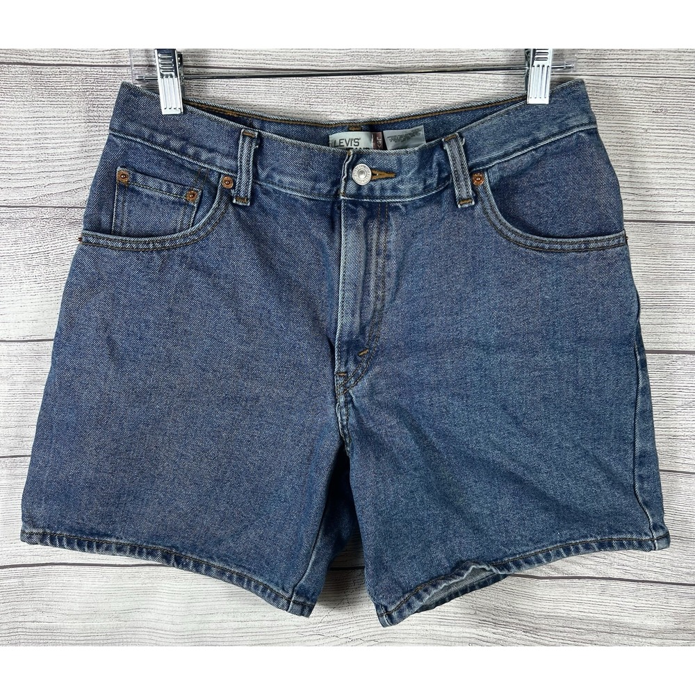 Vintage Y2K Levi's 550 Denim Shorts Women's Size 12 Medium Wash